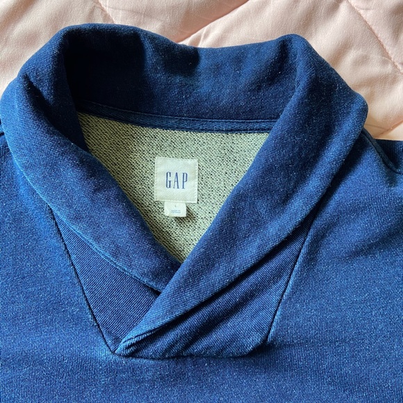 Blue hood less sweatshirt - Picture 2 of 3